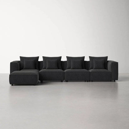 Pauline L Shape Sofa + 3 Free Cushions