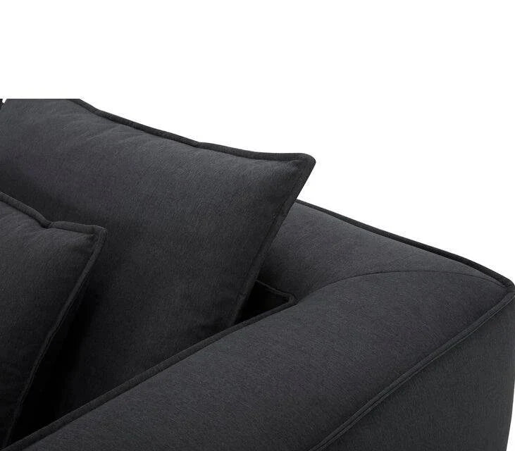 Pauline L Shape Sofa + 3 Free Cushions