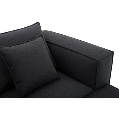 Pauline L Shape Sofa + 3 Free Cushions