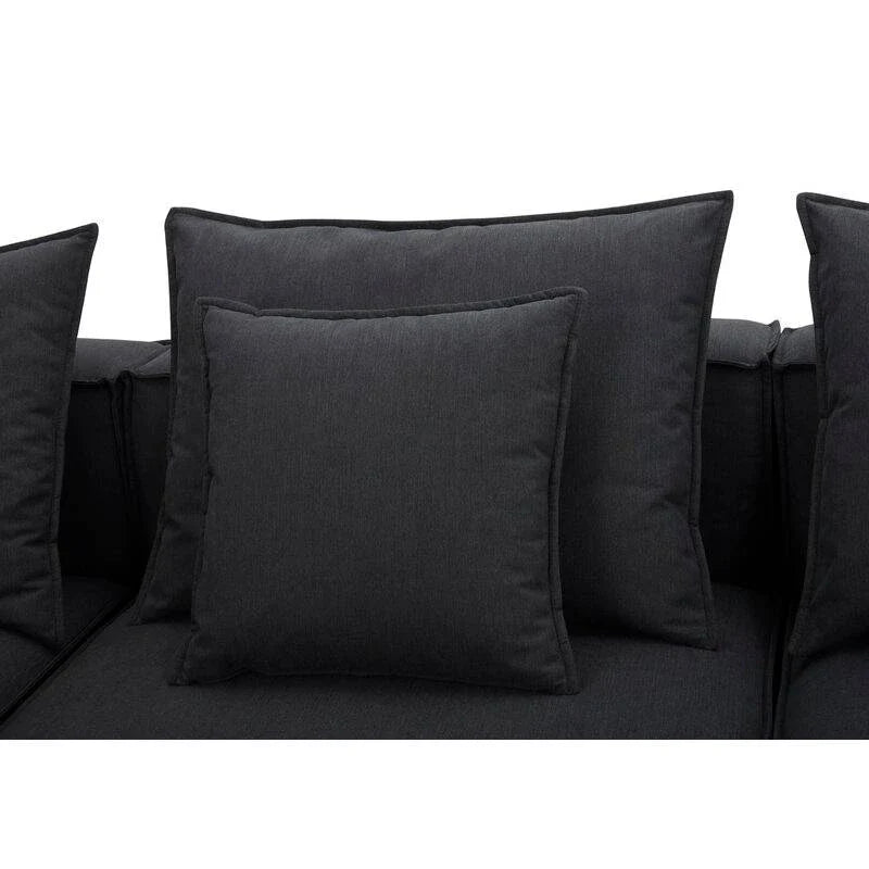 Pauline L Shape Sofa + 3 Free Cushions