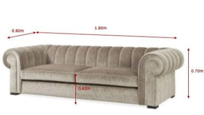 Rento 3 Seater Sofa - Homzy