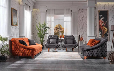 Rogers Living Room Set + 3 Free Cushions - Homzy