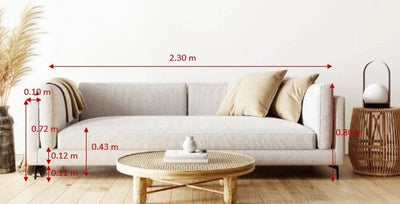 Sam 3 Seater Sofa - Homzy