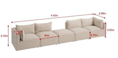 Samantha 5 Seater Sofa - Homzy