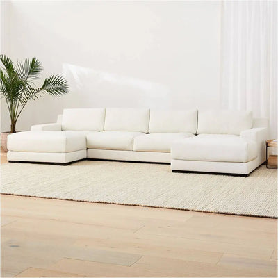 Sandra U Shape Sofa + 3 Free Cushions - Homzy