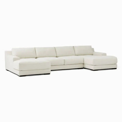 Sandra U Shape Sofa + 3 Free Cushions - Homzy