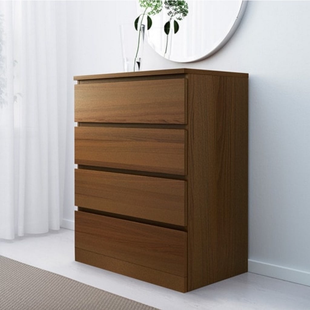 Urban Walnut 4-Drawer Chest - Homzy