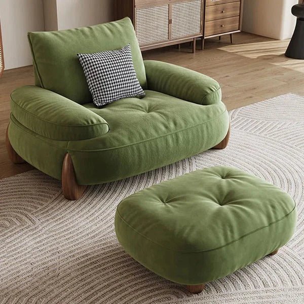 Vaelin Arm Chair with pouf - AK102 - Homzy