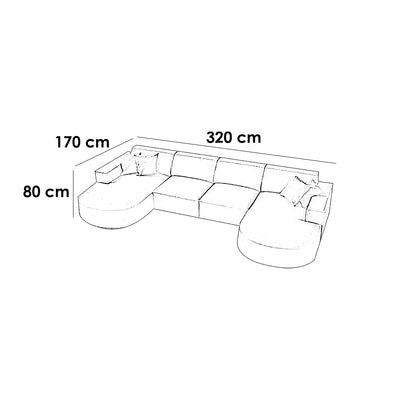 Sienna U-Shaped Sofa